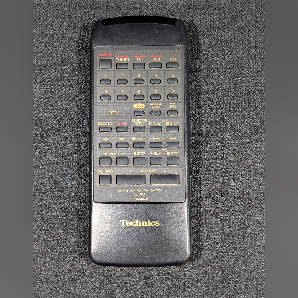 Genuine OEM Technics RAK-SA303P Remote Control